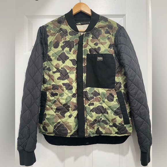 🌿 SOLD - Denim&Supply Ralph Lauren Unisex Camo Quilted Jacket - Picture 1 of 10